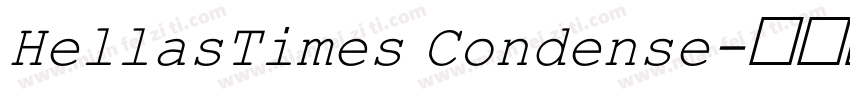 HellasTimes Condense字体转换